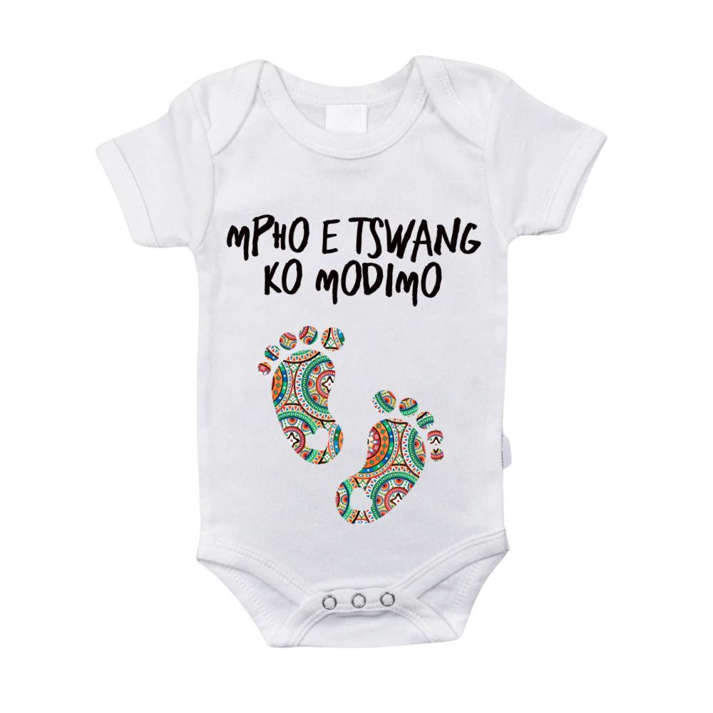 Ingane Tswana Baby Onesies