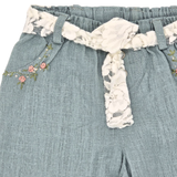 Meerkat Embroidered Girl Pants