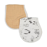 MACCIE 2-in-1 Burp Cloth & Bib Set