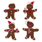 Peluche Gingerbread Men Tree Decorations