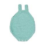 Meerkat Knitted Turquoise Romper