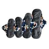 Bamboo Splash 4 Piece Menstrual Pad Set