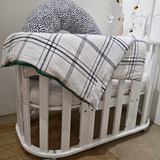 Black and White Check Duvet Cover