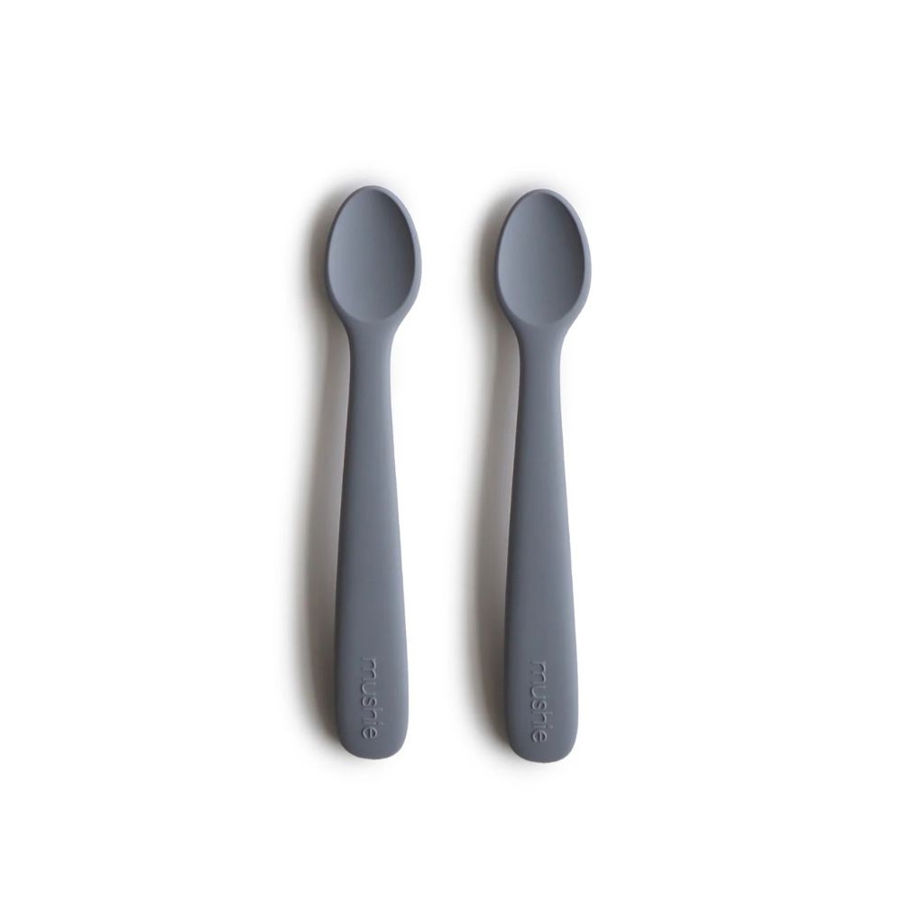 Mushie 2 Pack Silicone Feeding Spoons