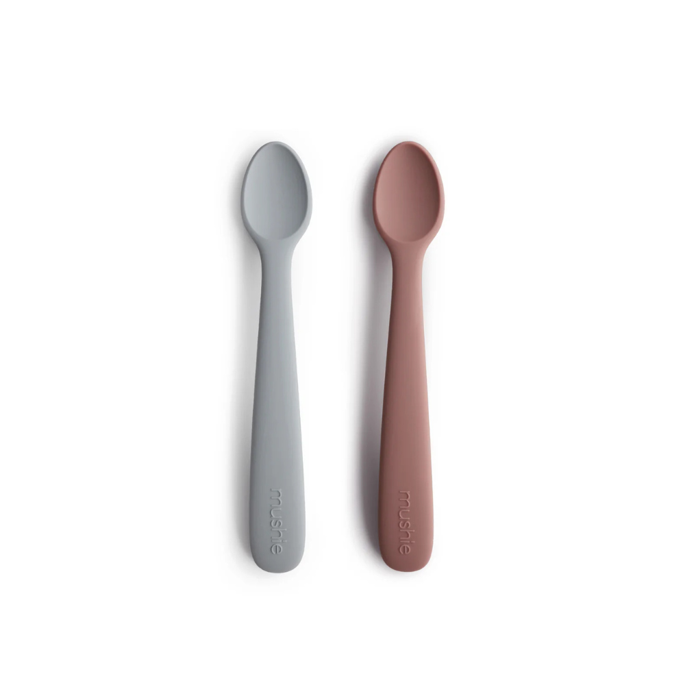 Mushie 2 Pack Silicone Feeding Spoons