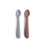 Mushie 2 Pack Silicone Feeding Spoons