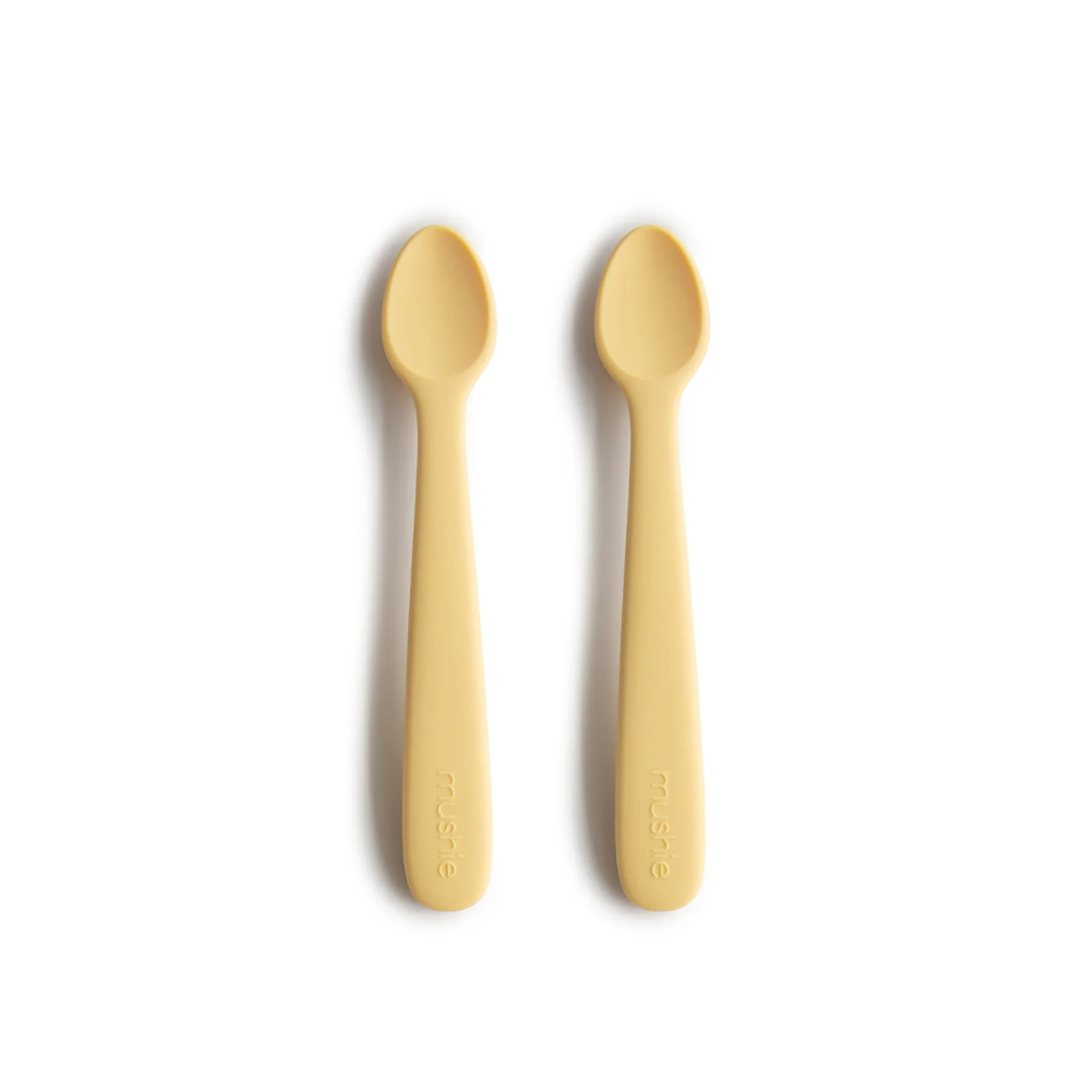 Mushie 2 Pack Silicone Feeding Spoons