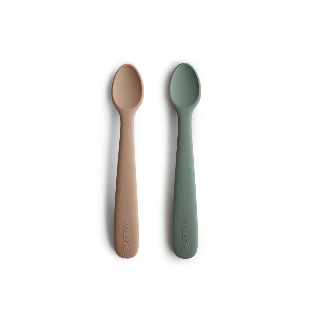 Mushie 2 Pack Silicone Feeding Spoons