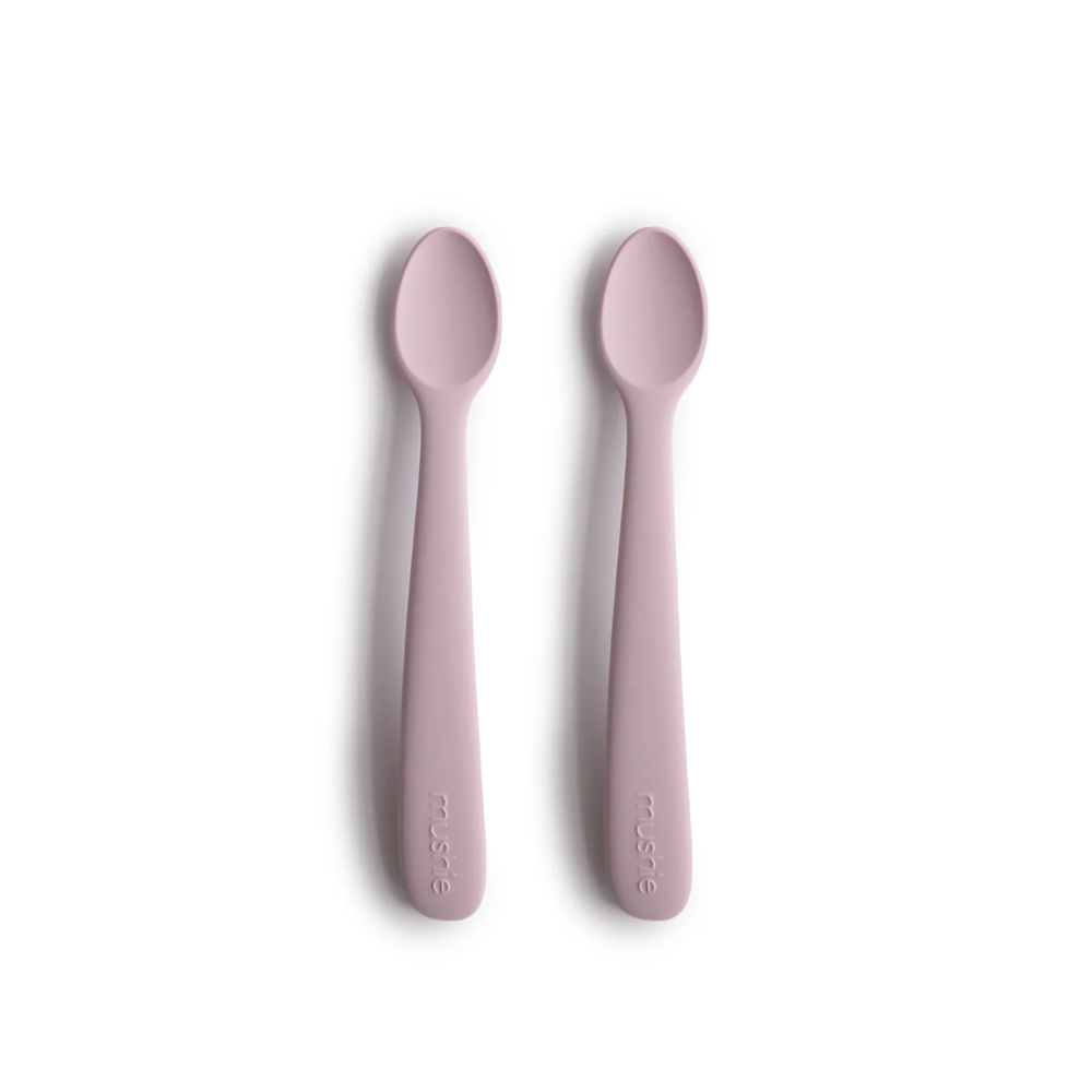 Mushie 2 Pack Silicone Feeding Spoons