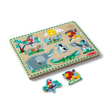 Melissa & Doug Zoo Animals Sound Puzzle