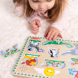 Melissa & Doug Zoo Animals Sound Puzzle
