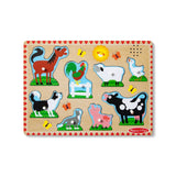 Melissa & Doug Farm Animals Sound Puzzle