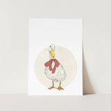 Animals with a Bow Art Print