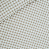 Natural Gingham Washed Cotton Duvet
