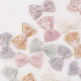 Everli Lace & Mesh Bow Clips