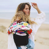 Wildride Black Linen Toddler Carrier
