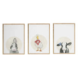 Animals with a Bow Art Print