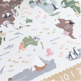 Tayla Jean Birds In The Bush & World Map Play Mat