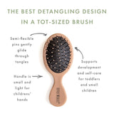 Little Weasel Kids Detangler Brush
