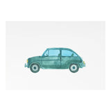 Blue & Yellow Vehicle Art Prints