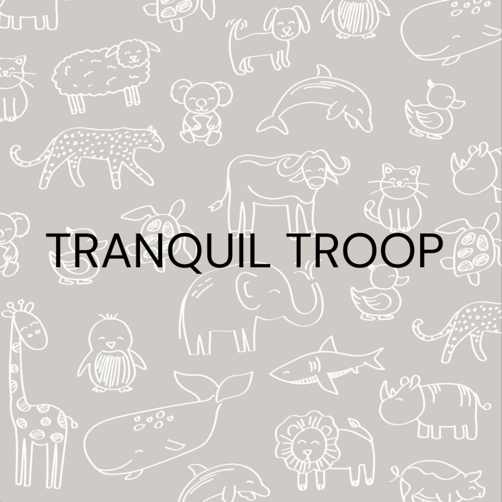 Tulips & Tea NeoGen Canvas Travel Clutch