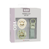 BIBS Colour Pacifier & Loop Clip Gift Set