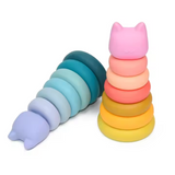 Silicone Stackable Cat Toy