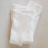 Koosh-Uhn Waffle & Muslin Duvet Cover Set