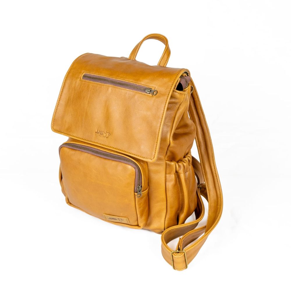 JJ's Leather Medium Leather Nappy Bag