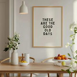 Good Old Days Wall Art