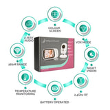 BabyWombWorld 3.2″ Video Baby Monitor