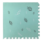 Tayla Jean Magical Mint With Leaves Tile Play Mat