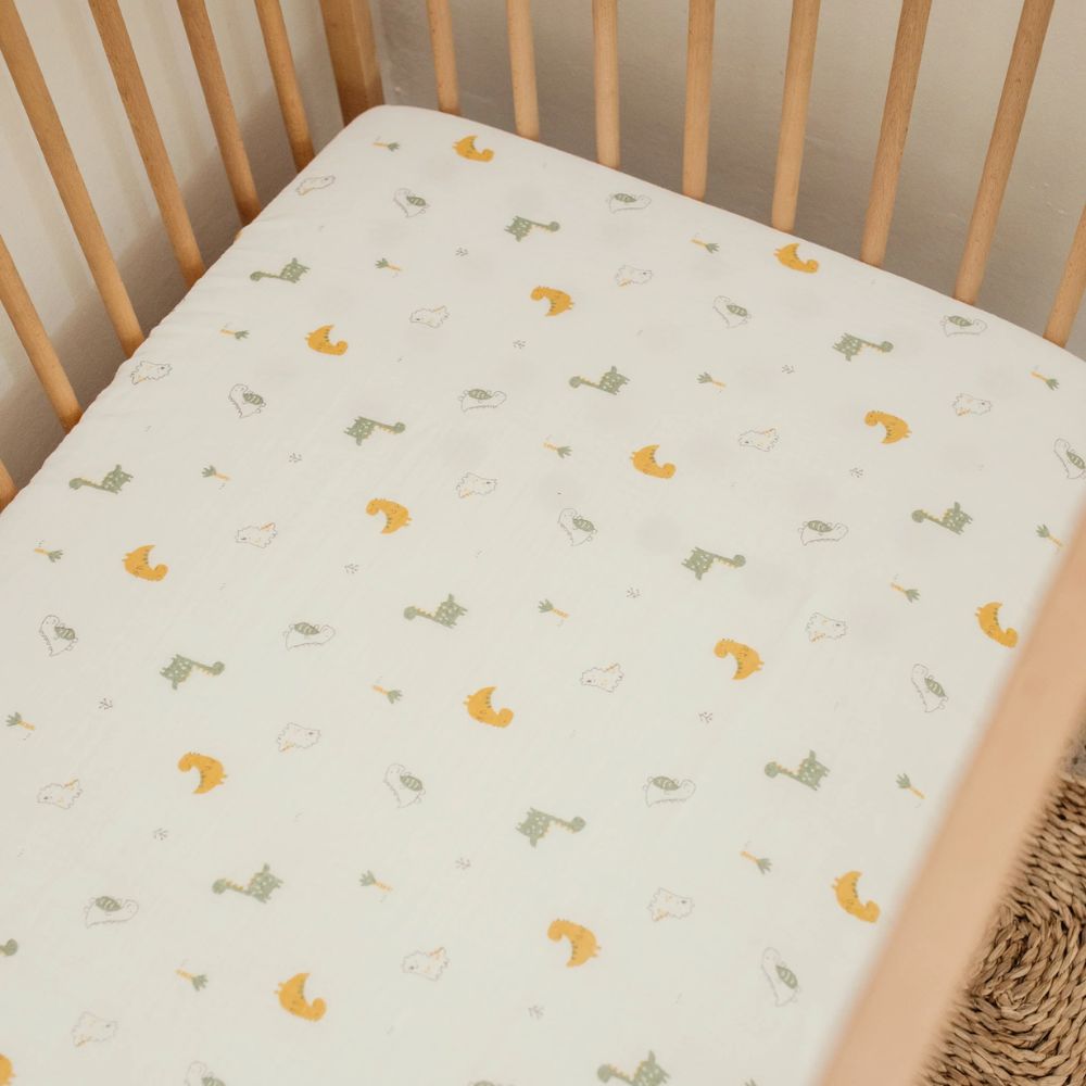 Phlo Studio Muslin Fitted Sheet