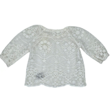 Meerkat Lace Long Sleeve Raglan Top