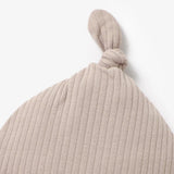 Boki Organic Ribbed Cotton Beanie