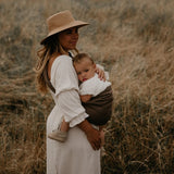 Wildride Brown Linen Toddler Carrier