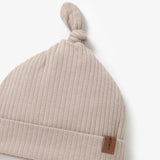 Boki Organic Ribbed Cotton Beanie