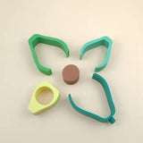 Silicone Stackable Avocado Toy