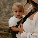 Wildride Brown Linen Toddler Carrier