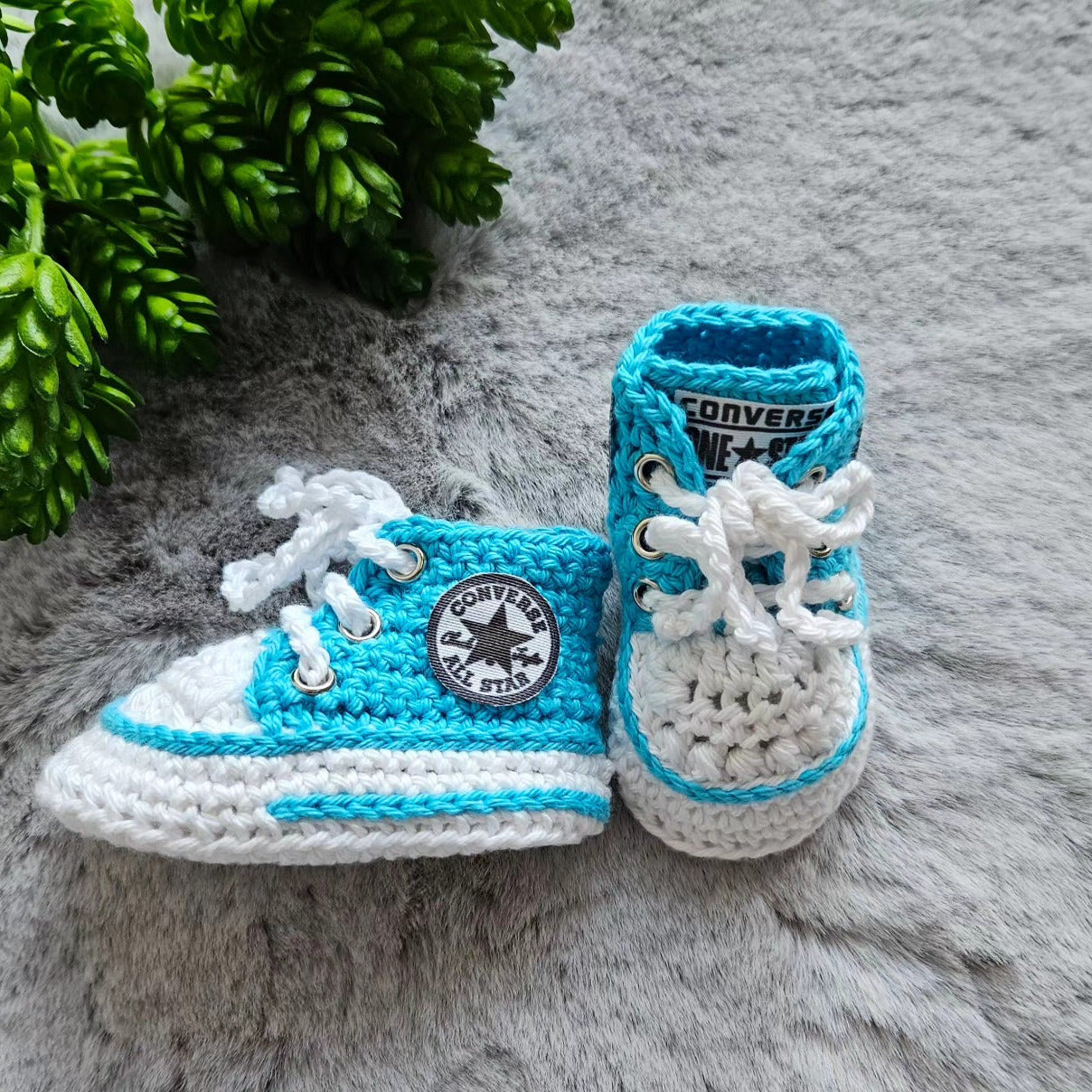Crochet Bootie 0-6 Months