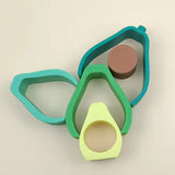 Silicone Stackable Avocado Toy