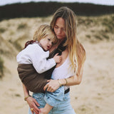 Wildride Brown Linen Toddler Carrier