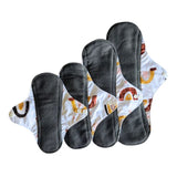 Bamboo Splash 4 Piece Menstrual Pad Set