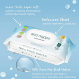 Eco Nappii Pure + Clean Wet Wipes