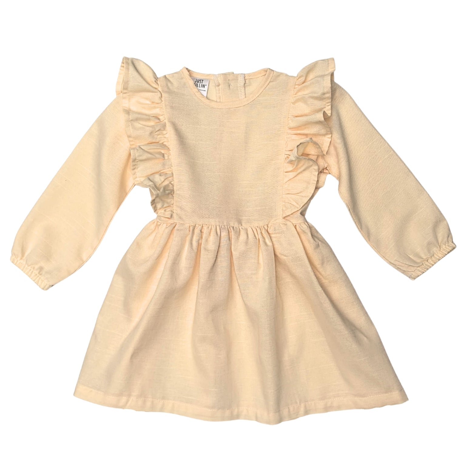 Just Chillin' Long Sleeve Frill Dress