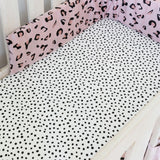 Spotted Cot Fitted Sheet