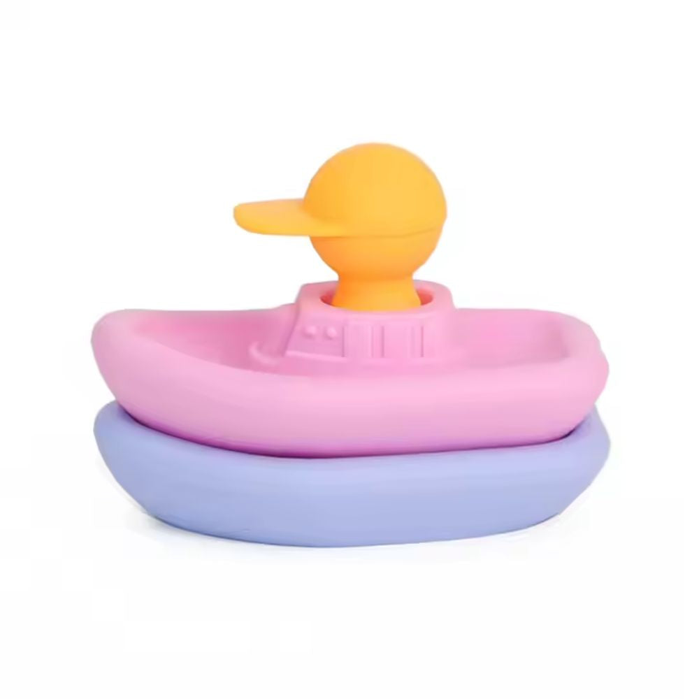 Silicone Stackable Boat Bath Toy
