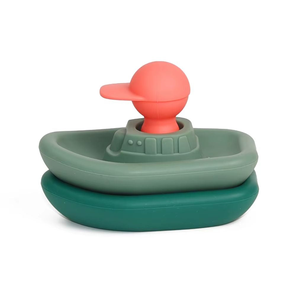 Silicone Stackable Boat Bath Toy