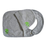Ingane Elephant Print Hat & Bib Set
