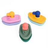 Silicone Stackable Boat Bath Toy